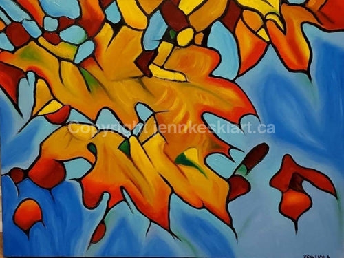 Killarney Leaves Painting
